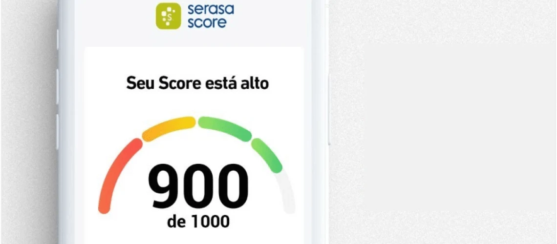 aplicativo serasa mostrando score 900 ponto